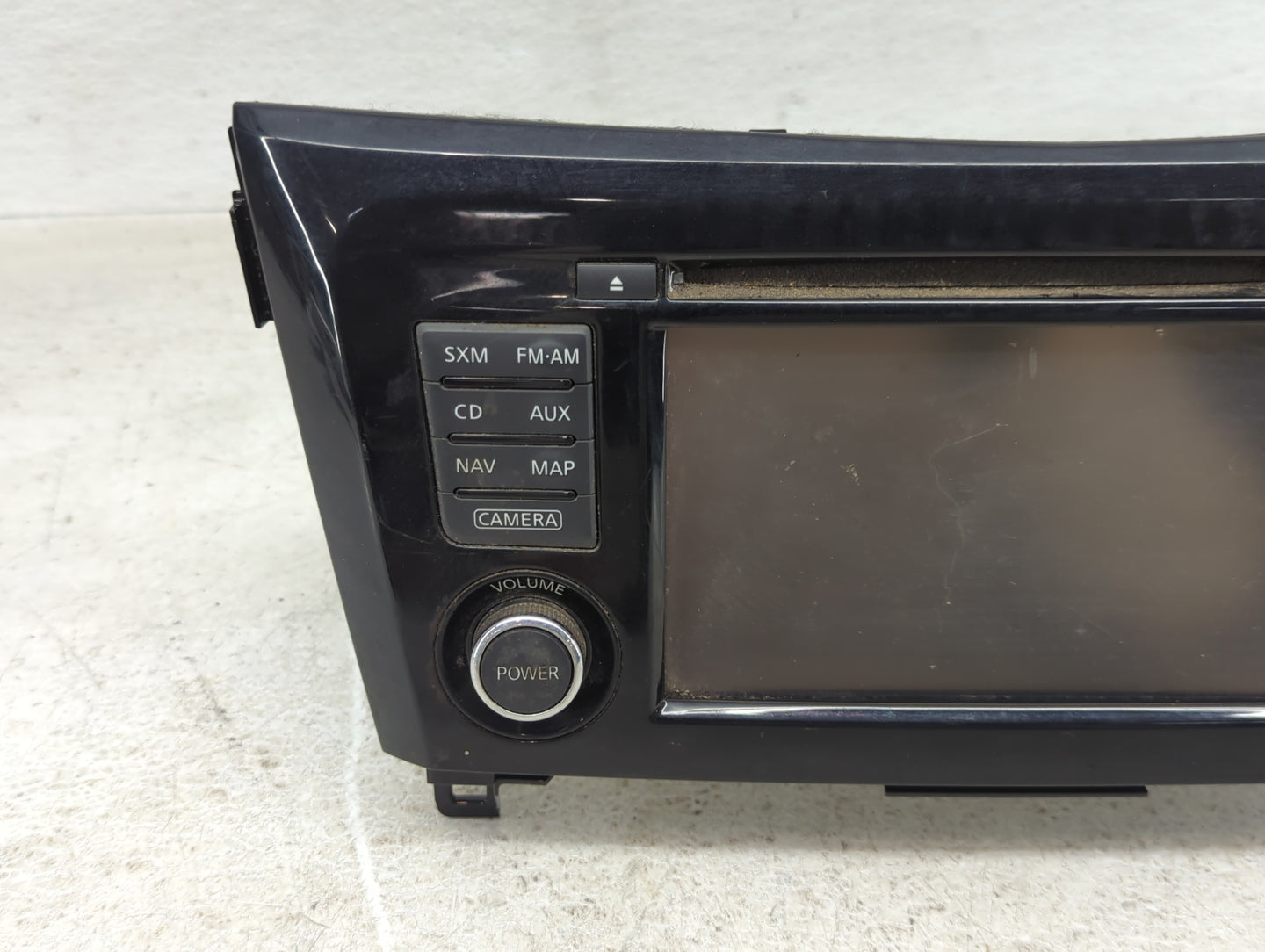 2015-2016 Nissan Rogue Radio AM FM Cd Player Receiver Replacement P/N:259159TB1A 7 612 051 335 Fits Fits 2015 2016 OEM Used 