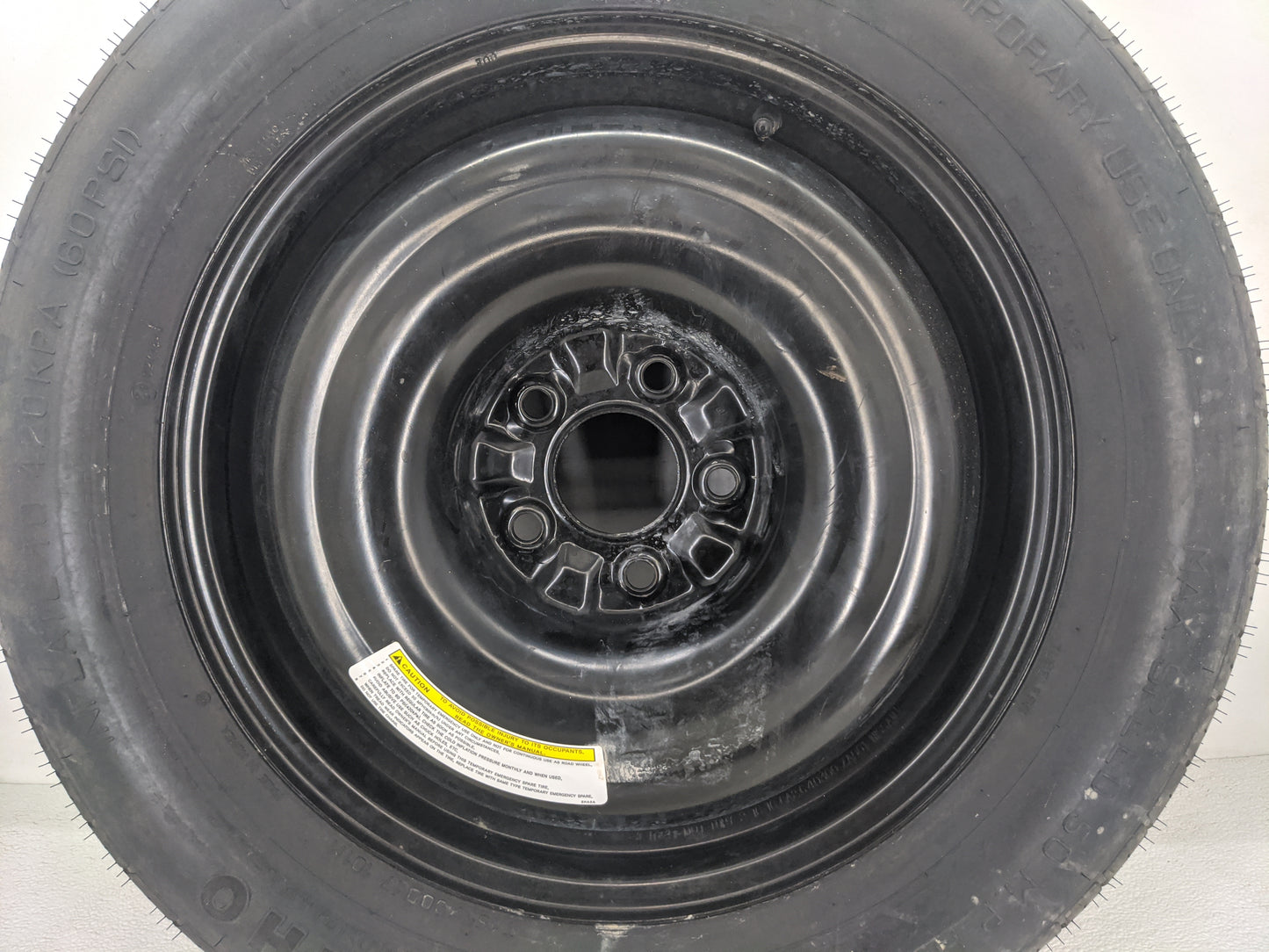 2014-2020 Nissan Rogue Spare Donut Tire Wheel Rim Oem 1420864 - Oemusedautoparts1.com