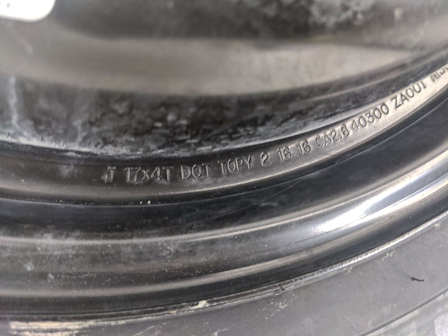 2014-2020 Nissan Rogue Spare Donut Tire Wheel Rim Oem 1420864 - Oemusedautoparts1.com