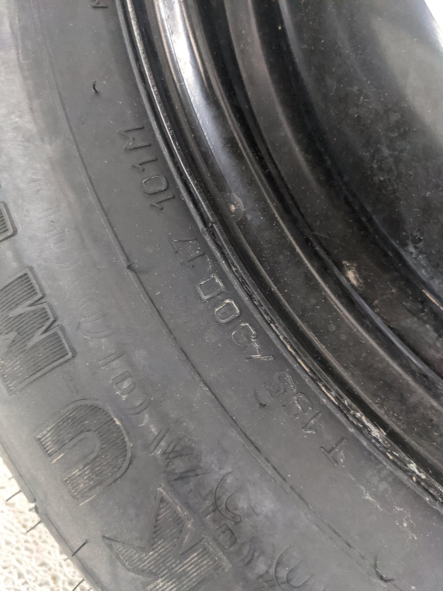 2014-2020 Nissan Rogue Spare Donut Tire Wheel Rim Oem 1420864 - Oemusedautoparts1.com