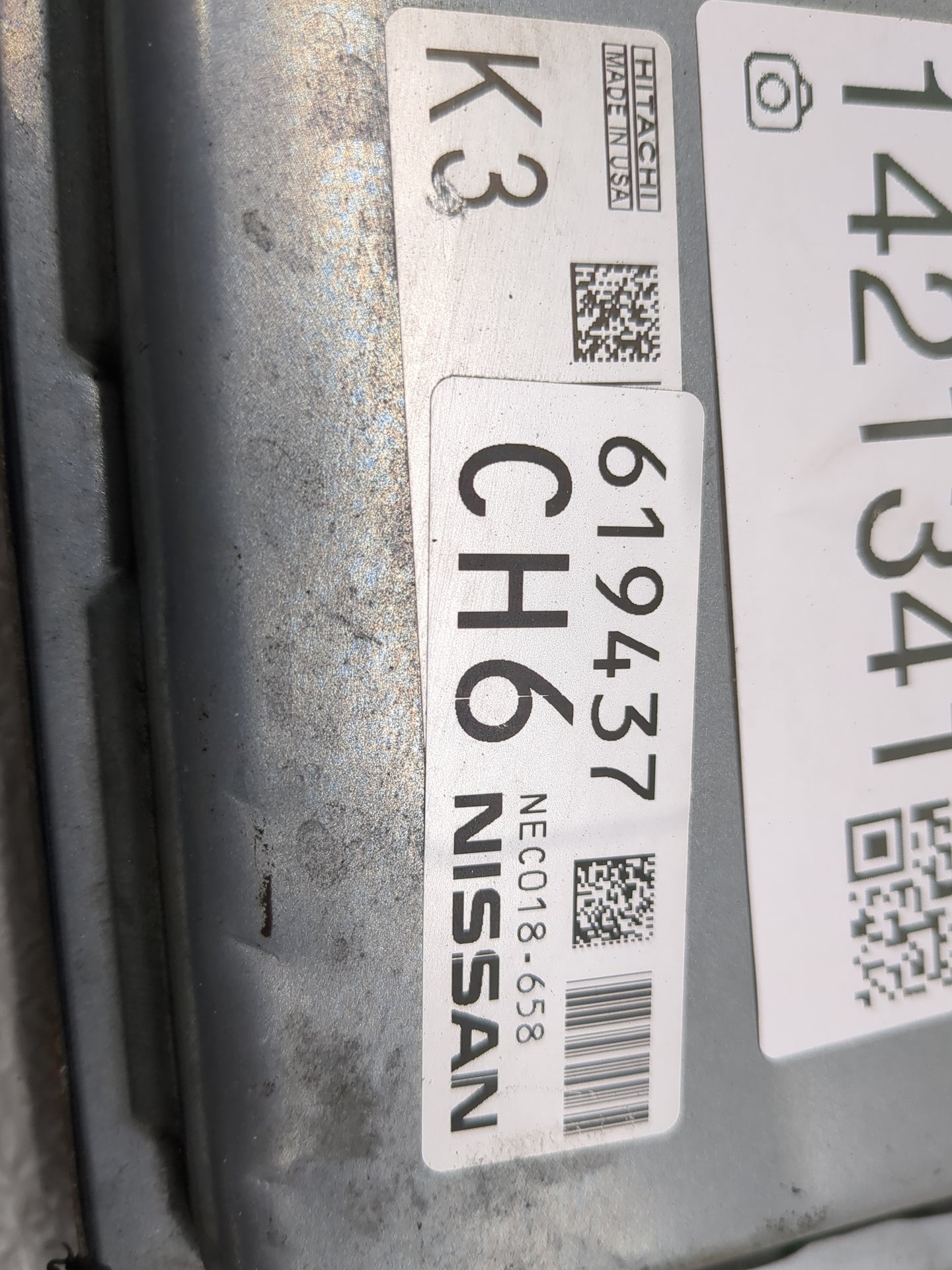 2014-2017 Nissan Rogue PCM Engine Control Computer ECU ECM PCU OEM P/N:NEC018-658 Fits Fits 2014 2015 2016 2017 OEM Used Aut