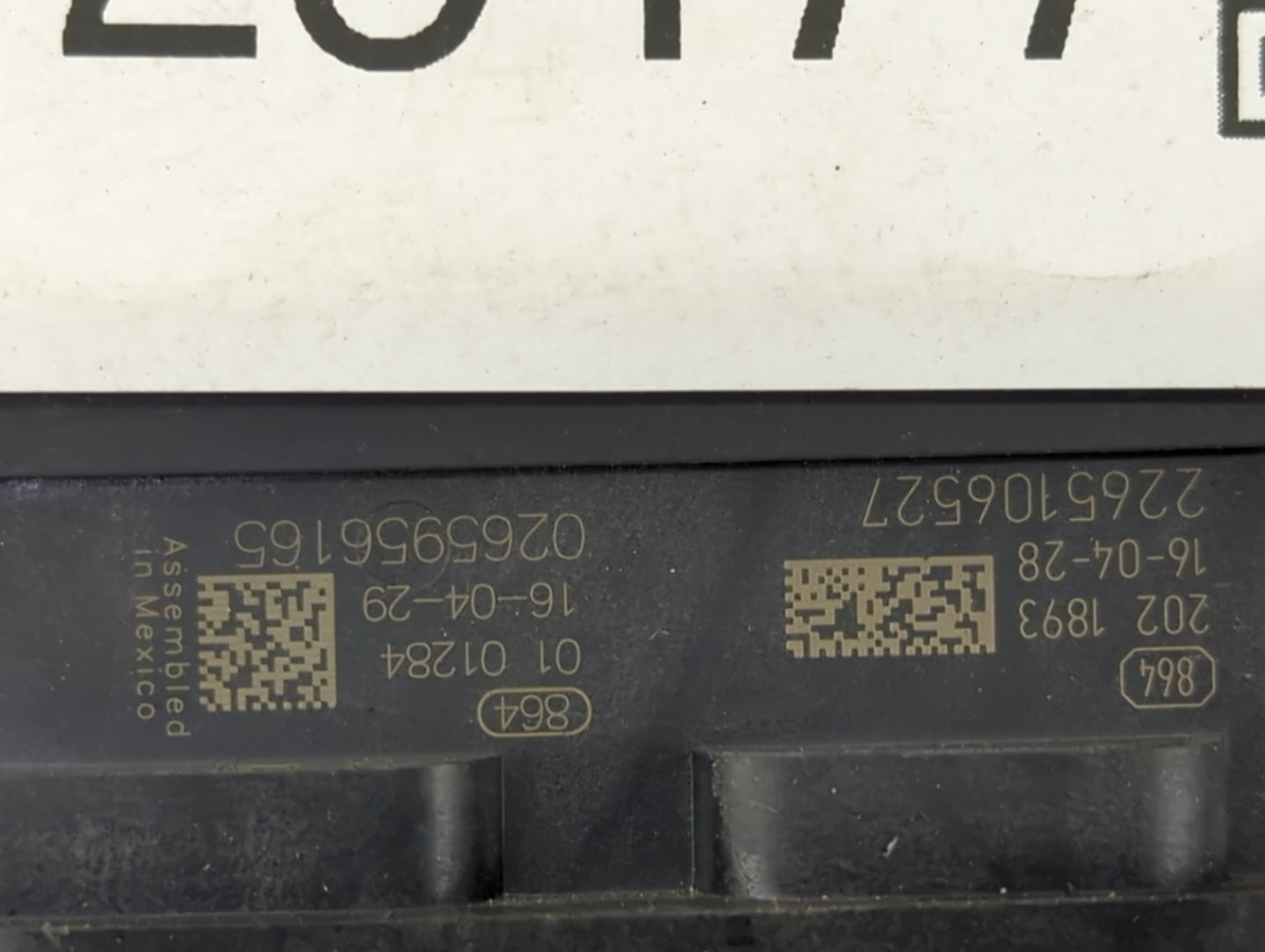 2016 Nissan Rogue ABS Pump Control Module Replacement P/N:0265956165 Fits OEM Used Auto Parts - Oemusedautoparts1.com