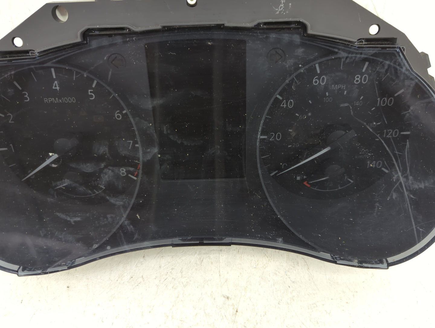 2016 Nissan Rogue Instrument Cluster Speedometer Gauges P/N:5HA8A/85B6 Fits OEM Used Auto Parts - Oemusedautoparts1.com