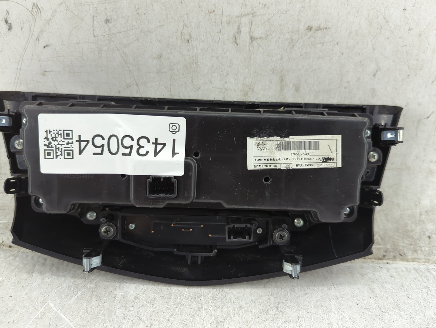 2014-2016 Nissan Rogue Climate Control Module Temperature AC/Heater Replacement P/N:275004BA0A T1033661N Fits Fits 2014 2015