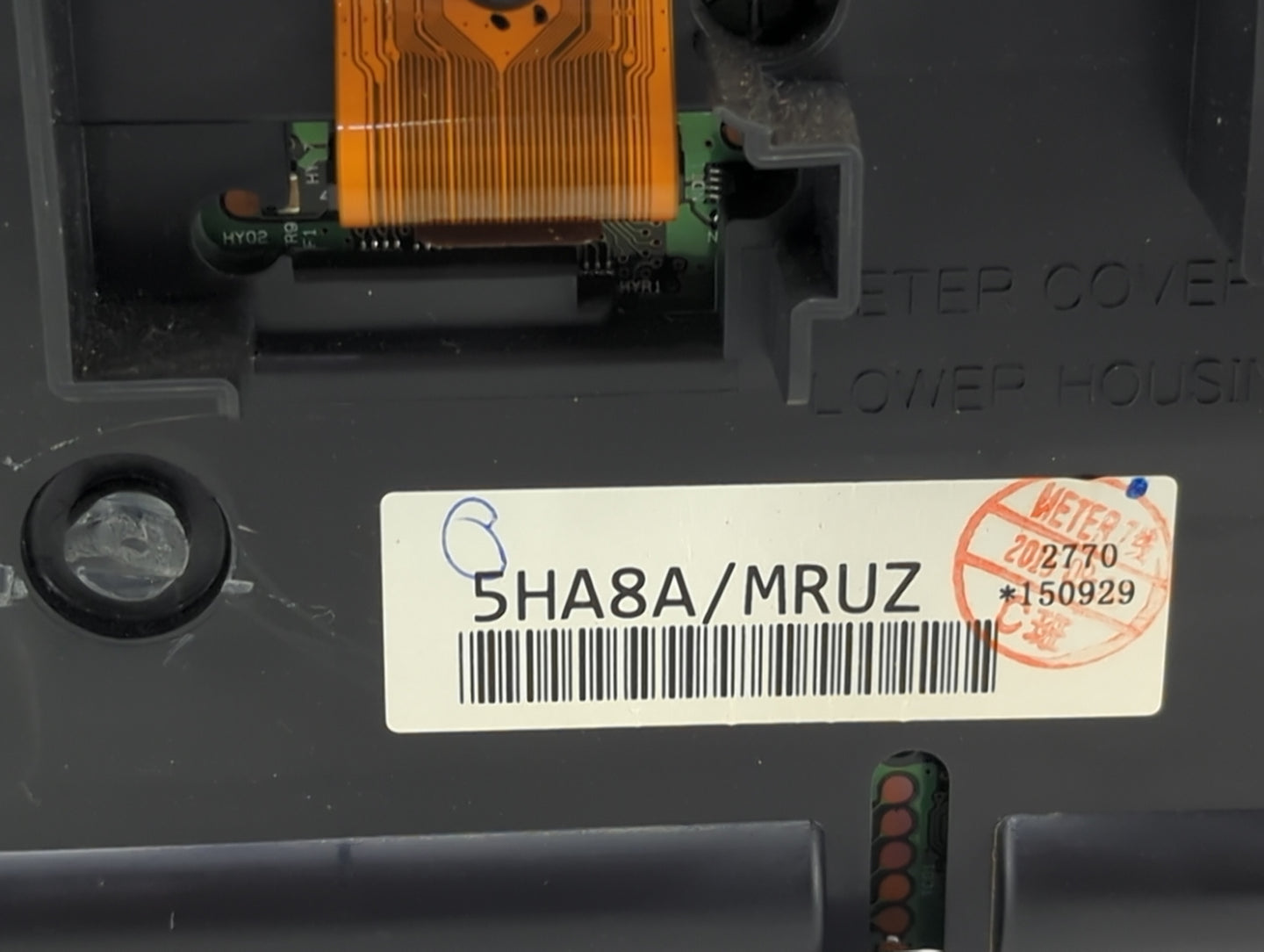 2016 Nissan Rogue Instrument Cluster Speedometer Gauges P/N:5HA8A/MRUZ Fits OEM Used Auto Parts - Oemusedautoparts1.com