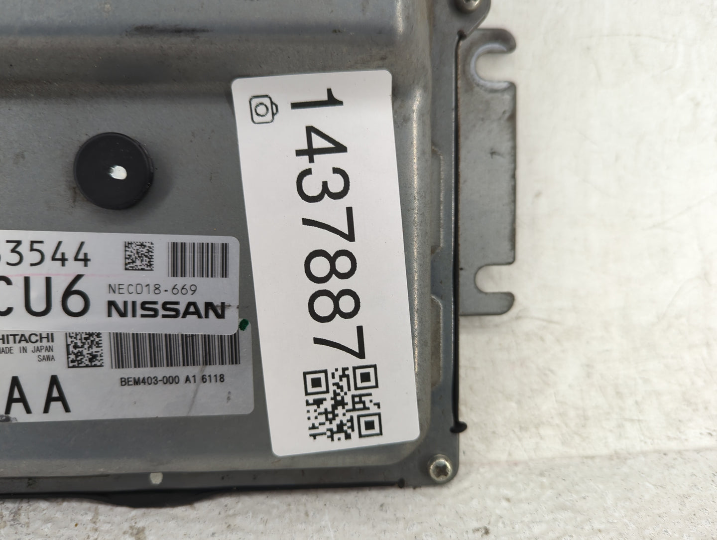 2015-2017 Nissan Rogue PCM Engine Control Computer ECU ECM PCU OEM P/N:NEC018-669, BEM403-000 Fits Fits 2015 2016 2017 OEM U