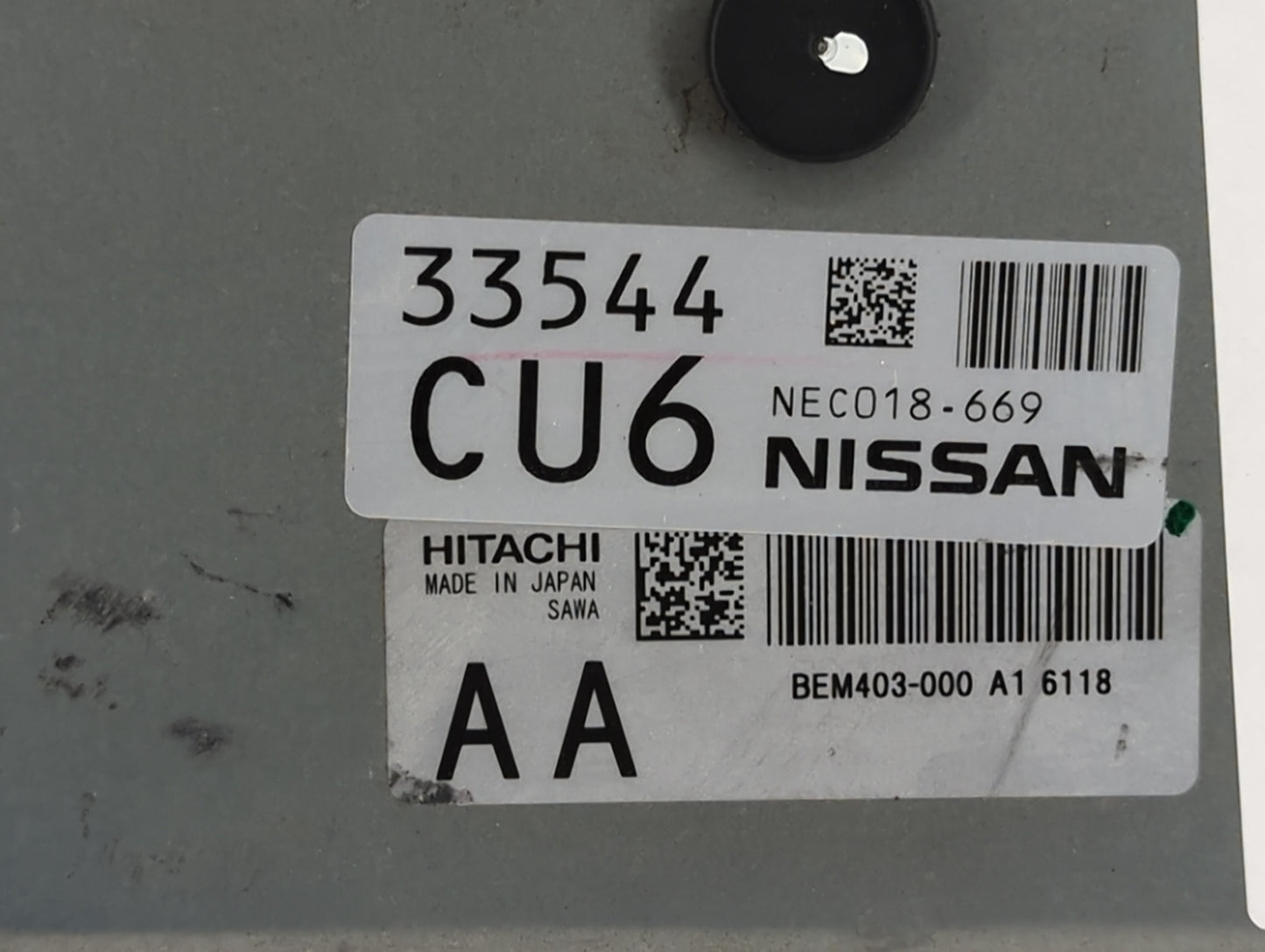 2015-2017 Nissan Rogue PCM Engine Control Computer ECU ECM PCU OEM P/N:NEC018-669, BEM403-000 Fits Fits 2015 2016 2017 OEM U