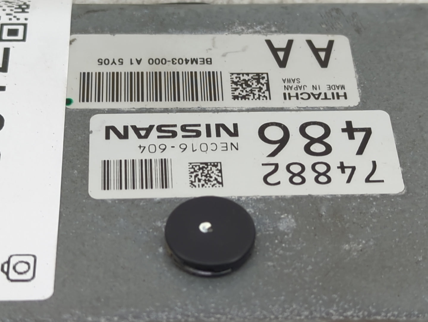 2015-2017 Nissan Rogue PCM Engine Control Computer ECU ECM PCU OEM P/N:BEM403-000, NEC016-604 Fits Fits 2015 2016 2017 OEM U