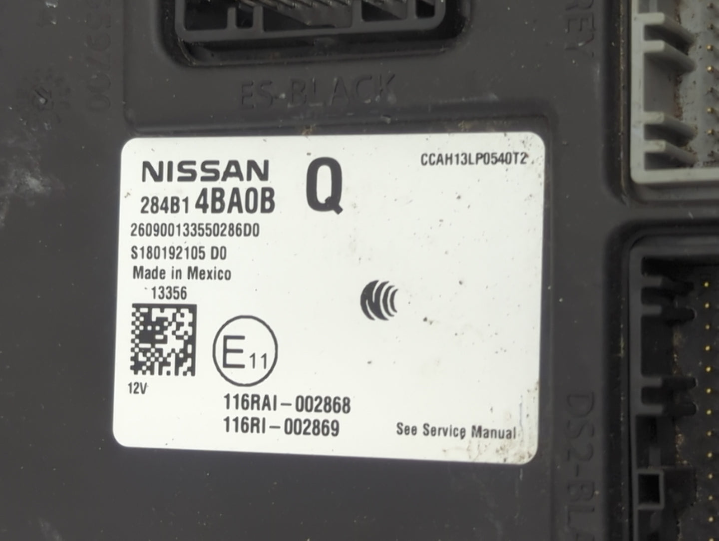 2015-2016 Nissan Rogue Body Control Module Bcm Inner Cabin Fuse Box 1438078 - Oemusedautoparts1.com