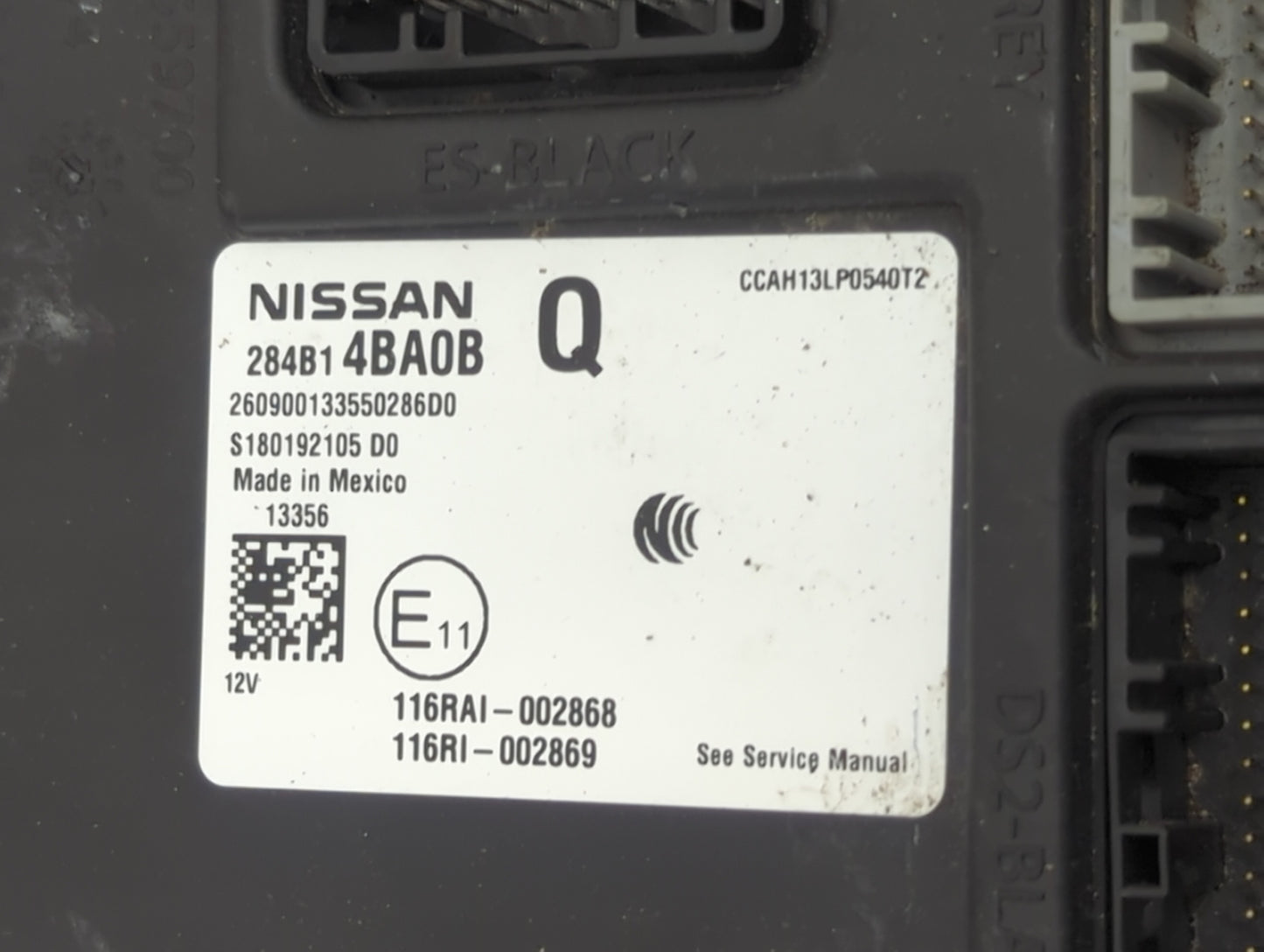 2015-2016 Nissan Rogue Body Control Module Bcm Inner Cabin Fuse Box 1438078 - Oemusedautoparts1.com