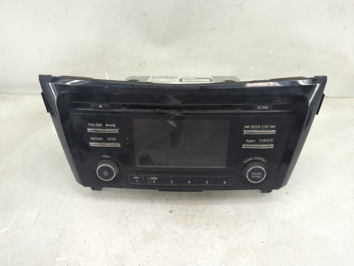 2015-2016 Nissan Rogue Radio AM FM Cd Player Receiver Replacement P/N:281859TB0A CQ-FN45E0GX Fits Fits 2015 2016 OEM Used Au