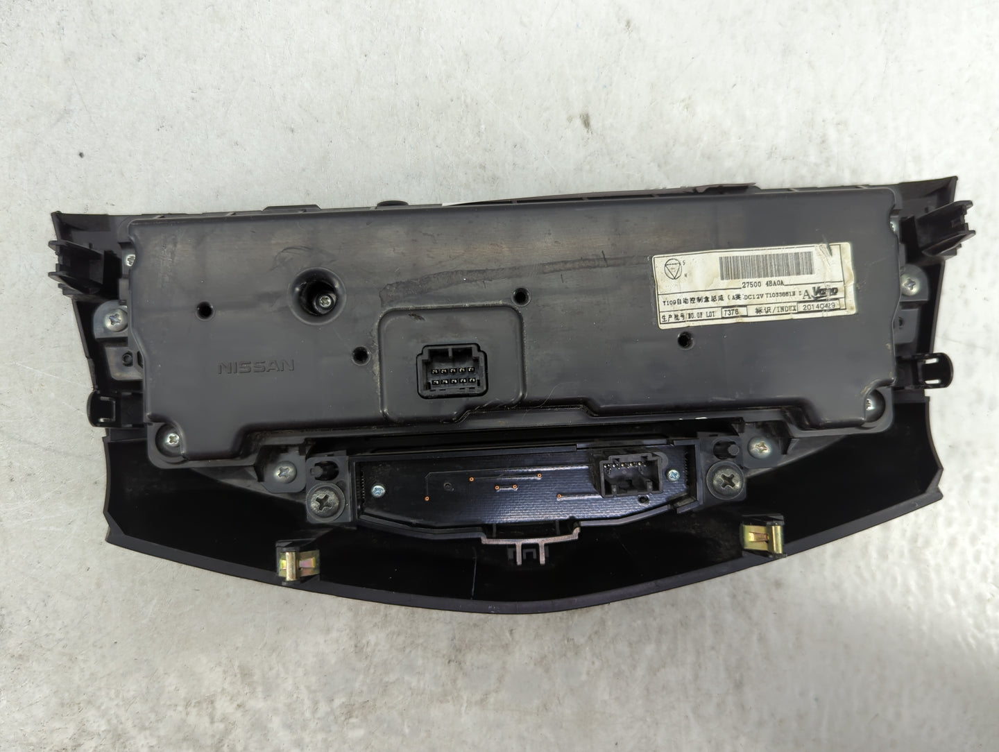 2014-2016 Nissan Rogue Climate Control Module Temperature AC/Heater Replacement P/N:27500 4BA0A T10336618 Fits Fits 2014 201