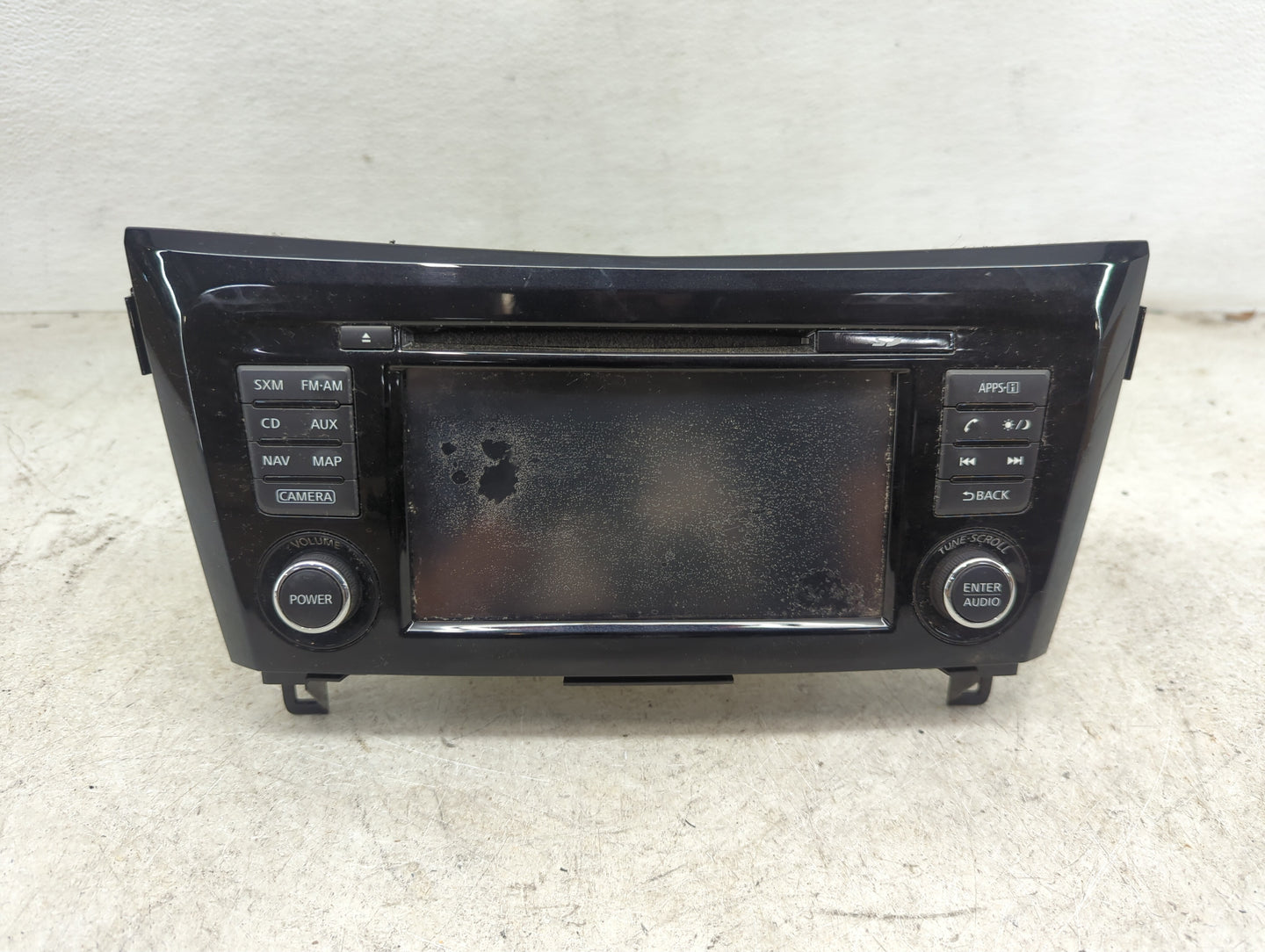 2015-2016 Nissan Rogue Radio AM FM Cd Player Receiver Replacement P/N:7612051335 259159TB1A, LCN2K70B00 Fits Fits 2015 2016 