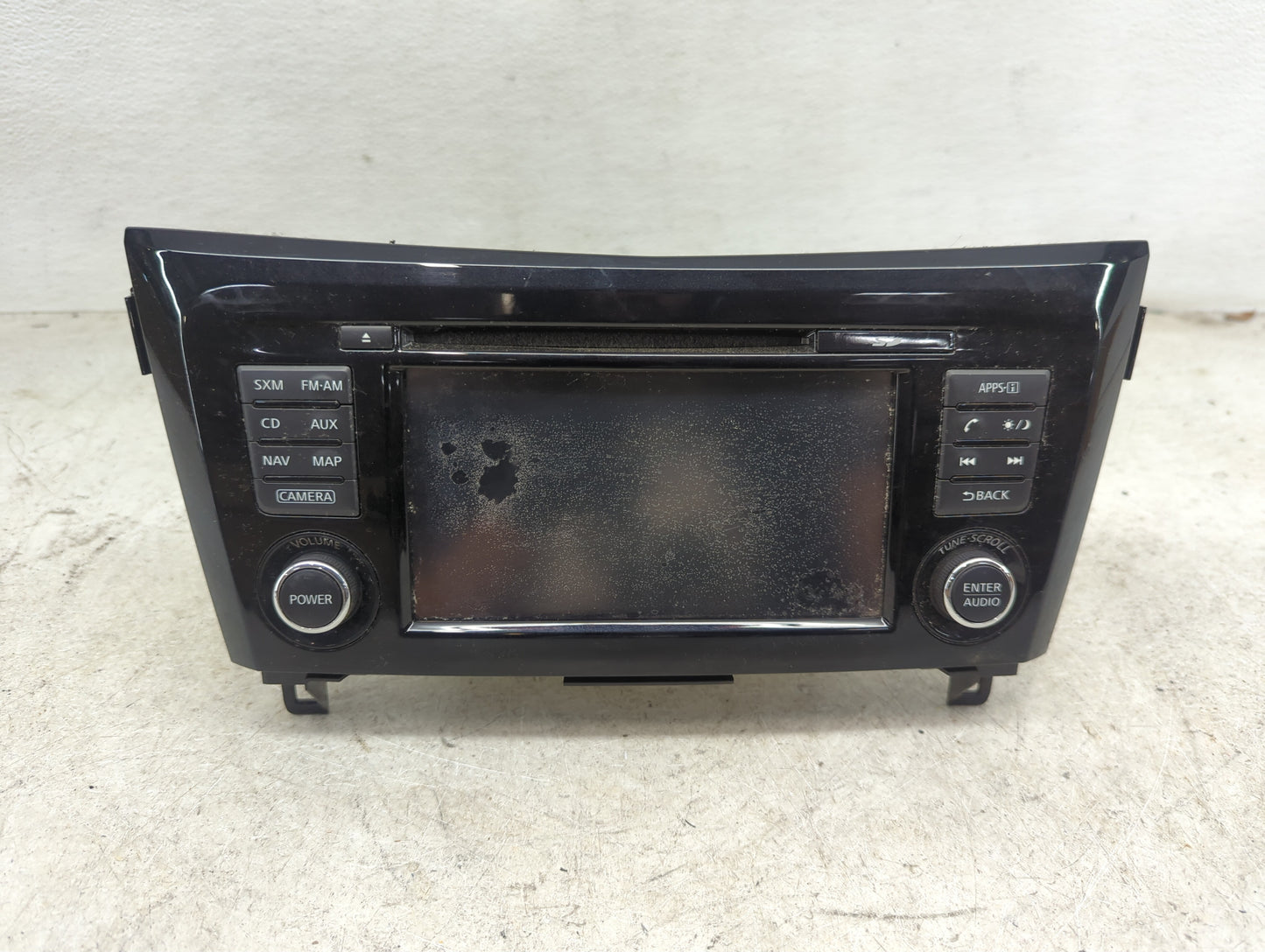 2015-2016 Nissan Rogue Radio AM FM Cd Player Receiver Replacement P/N:7612051335 259159TB1A, LCN2K70B00 Fits Fits 2015 2016 