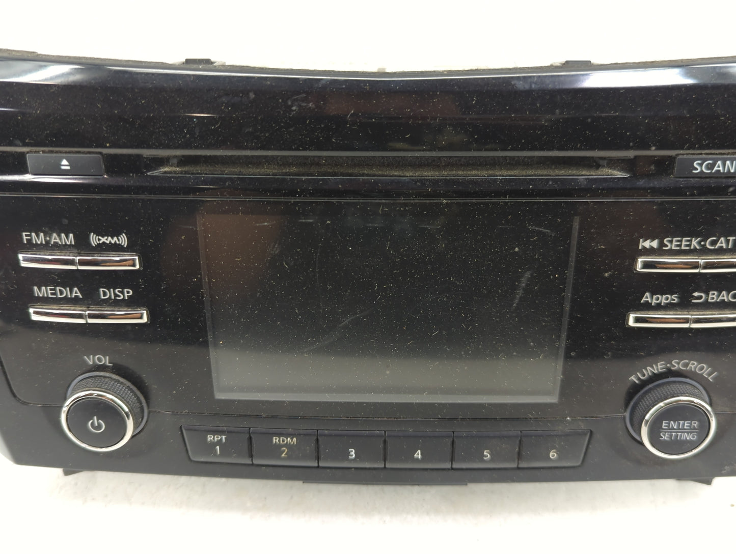 2015-2016 Nissan Rogue Radio AM FM Cd Player Receiver Replacement P/N:281859TB0A CQ-FN45E0GX Fits Fits 2015 2016 OEM Used Au