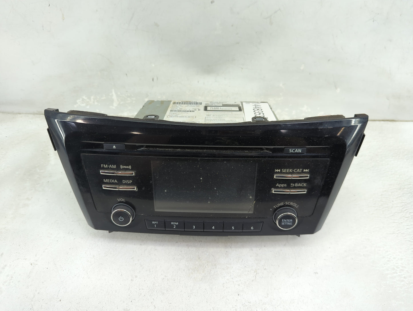 2015-2016 Nissan Rogue Radio AM FM Cd Player Receiver Replacement P/N:281859TB0A CQ-FN45E1GX Fits Fits 2015 2016 OEM Used Au