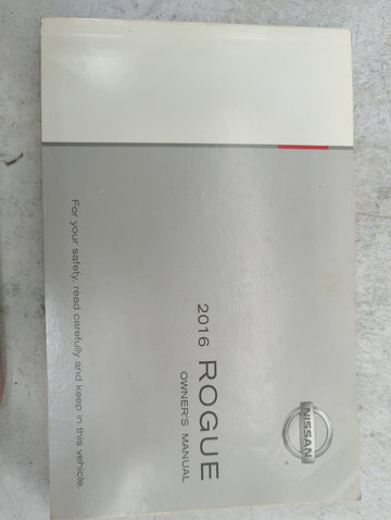 2016 Nissan Rogue Owners Manual Book Guide P/N:OM16EA0T32U1 T00UM-JM03D OEM Used Auto Parts