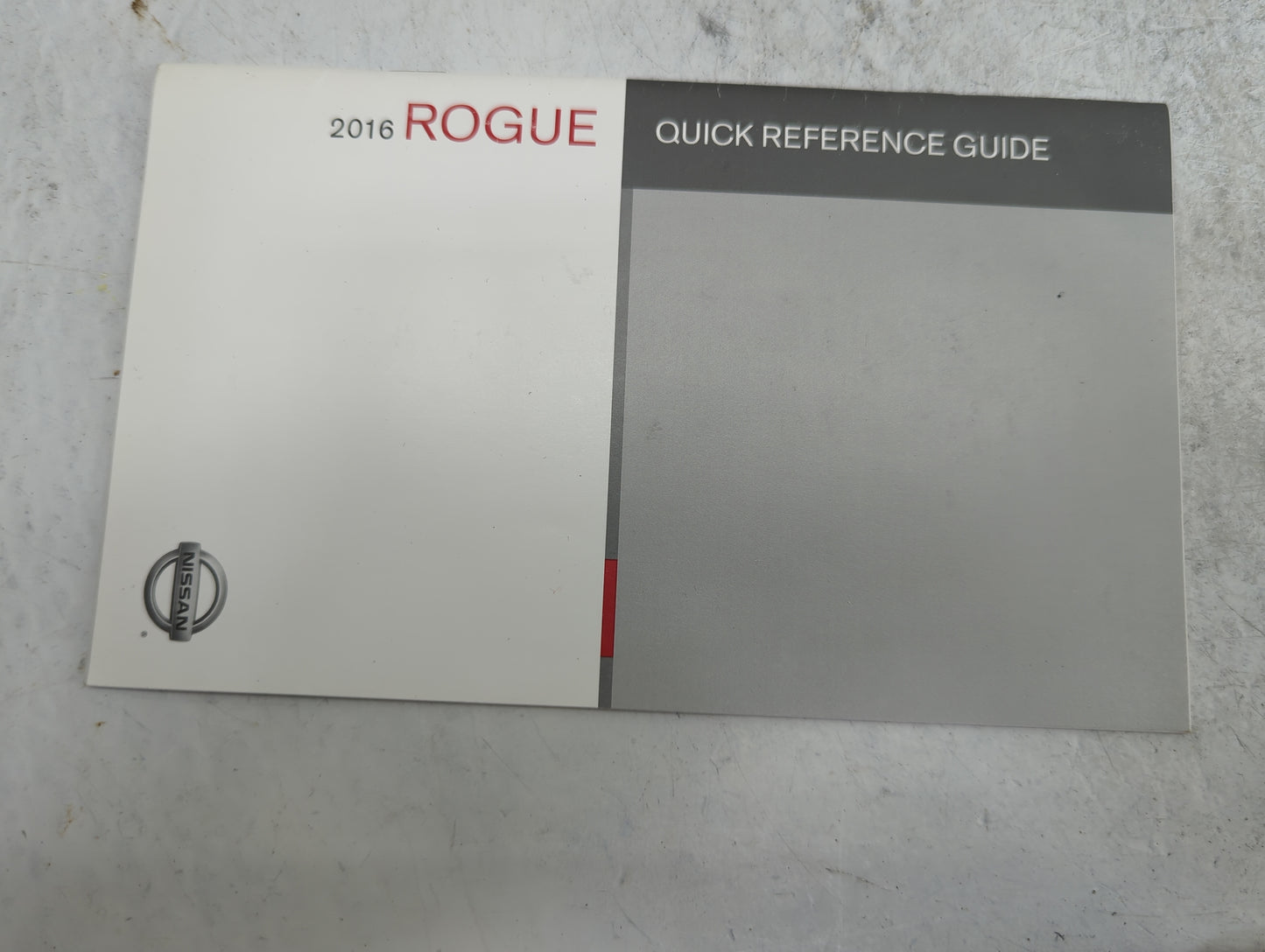 2016 Nissan Rogue Owners Manual Book Guide P/N:OM16EA0T32U1 T00UM-JM03D OEM Used Auto Parts - Oemusedautoparts1.com