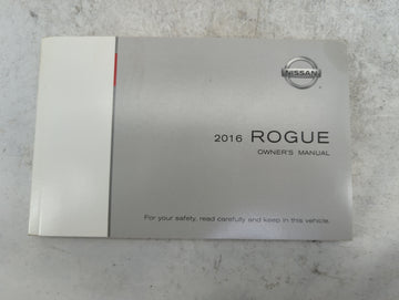 2016 Nissan Rogue Owners Manual Book Guide P/N:OM16EA 0T32U2 T00UM-JM03D OEM Used Auto Parts