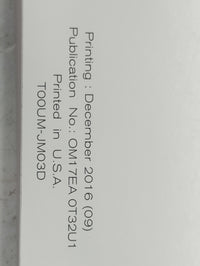 2016 Nissan Rogue Owners Manual Book Guide P/N:OM17EA 0T32U1 T00UM-JM03D OEM Used Auto Parts - Oemusedautoparts1.com