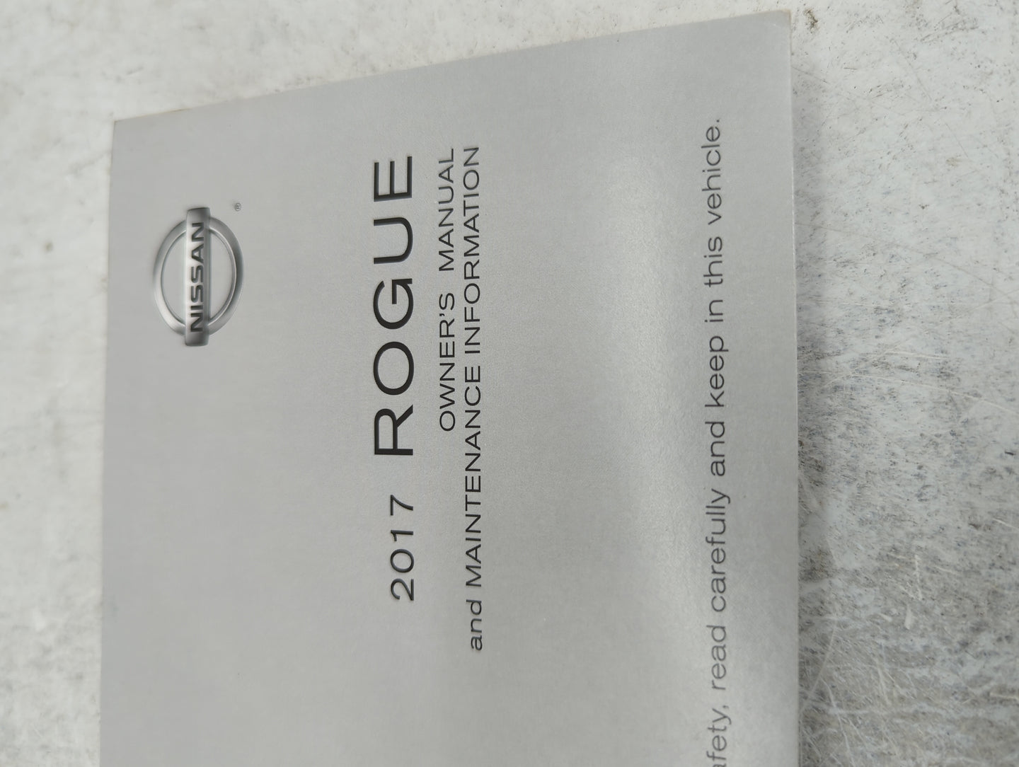 2016 Nissan Rogue Owners Manual Book Guide P/N:OM17EA 0T32U1 T00UM-JM03D OEM Used Auto Parts - Oemusedautoparts1.com