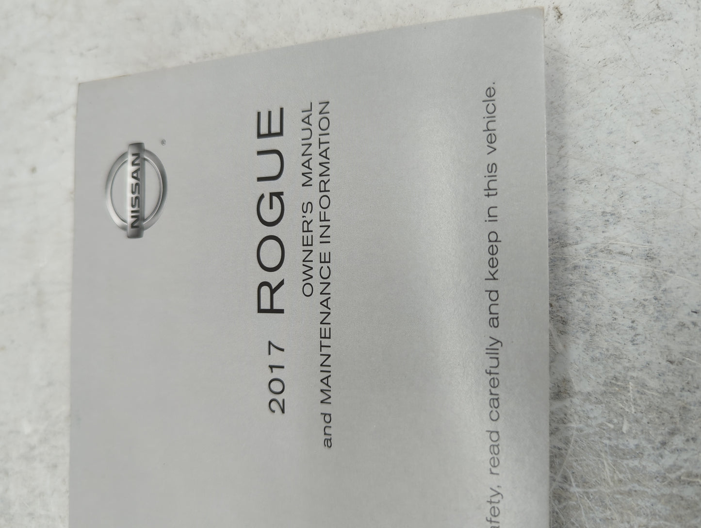 2016 Nissan Rogue Owners Manual Book Guide P/N:OM17EA 0T32U1 T00UM-JM03D OEM Used Auto Parts - Oemusedautoparts1.com
