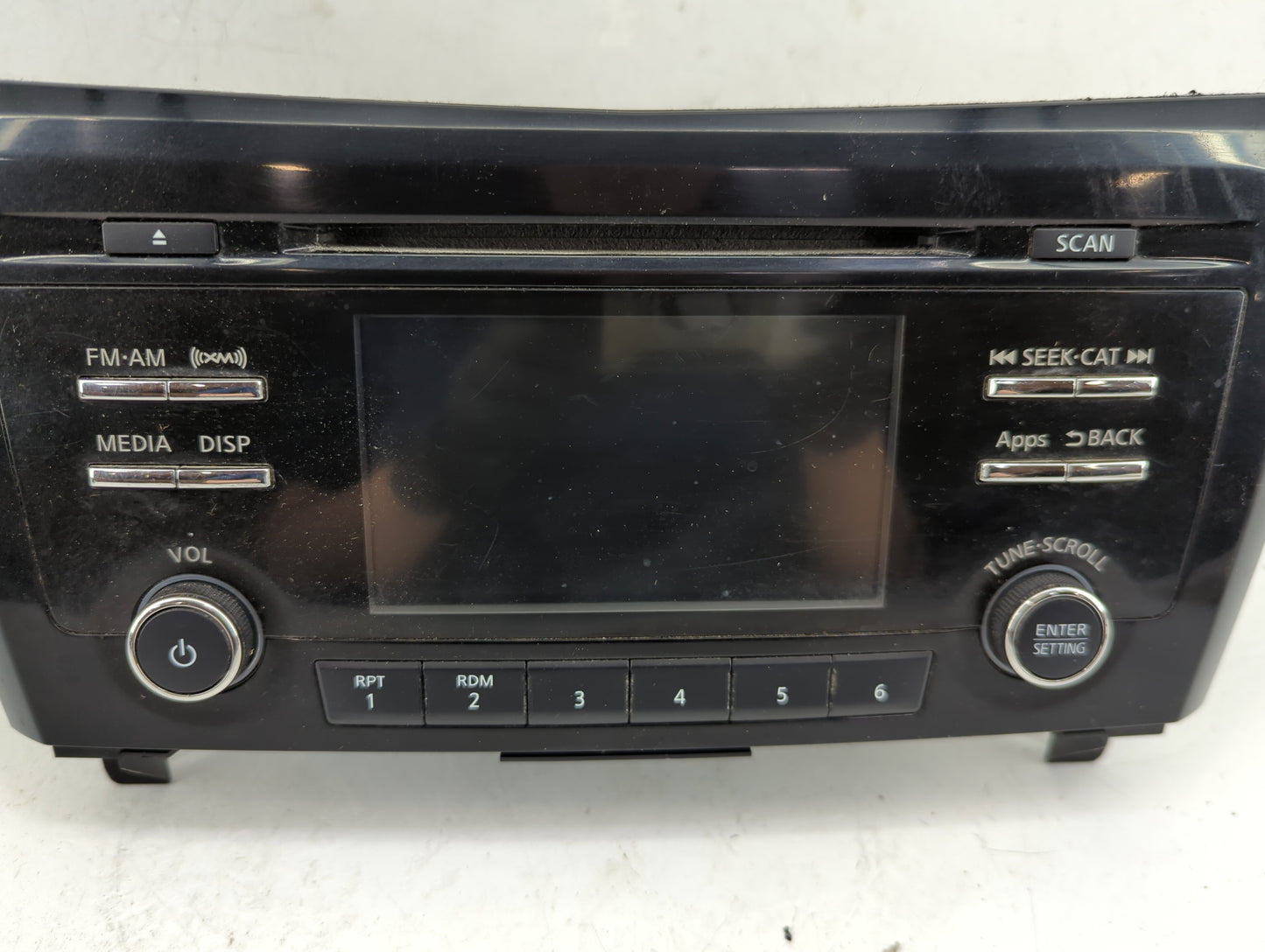 2015-2016 Nissan Rogue Radio AM FM Cd Player Receiver Replacement P/N:28185 9TB0A Fits Fits 2015 2016 OEM Used Auto Parts - 