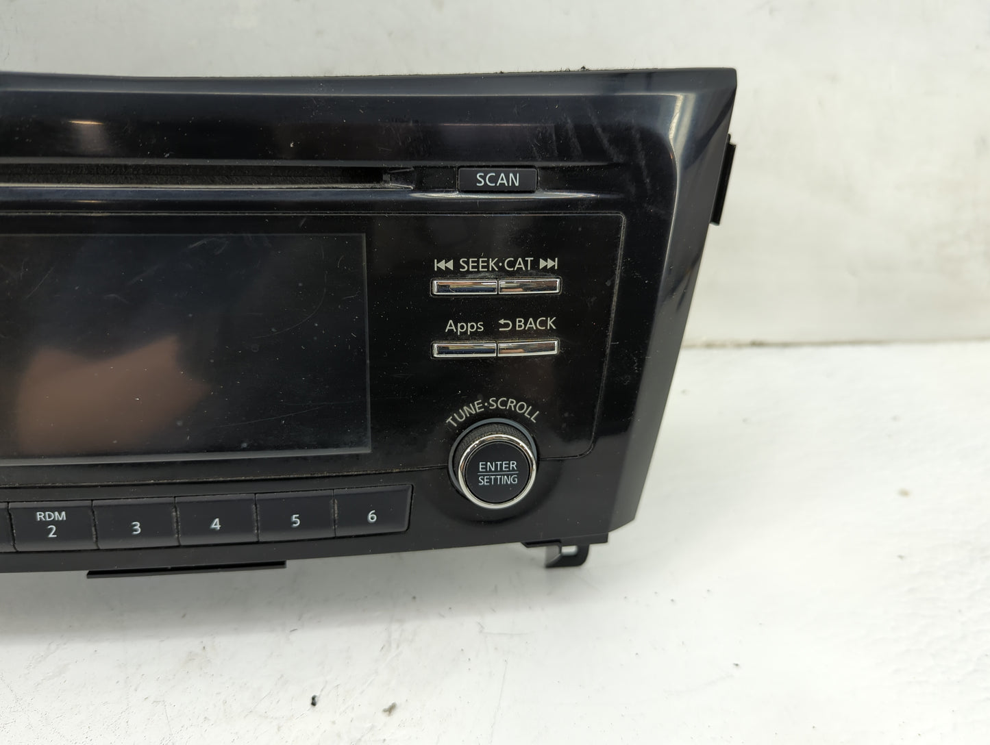 2015-2016 Nissan Rogue Radio AM FM Cd Player Receiver Replacement P/N:28185 9TB0A Fits Fits 2015 2016 OEM Used Auto Parts - 