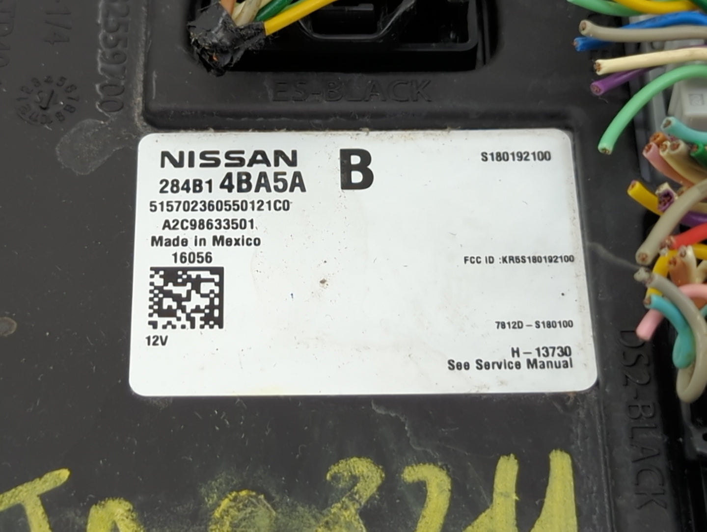 2016-2016 Nissan Rogue Body Control Module Bcm A2c98633501|284b14ba5a - Oemusedautoparts1.com