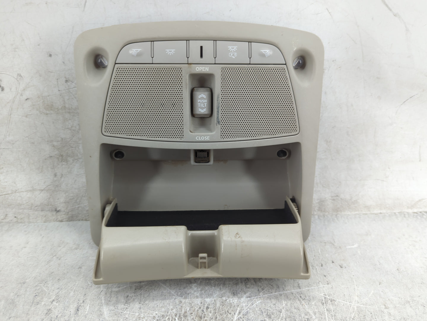 2016 Nissan Rogue Overhead Console W/rear Climate Control - Oemusedautoparts1.com