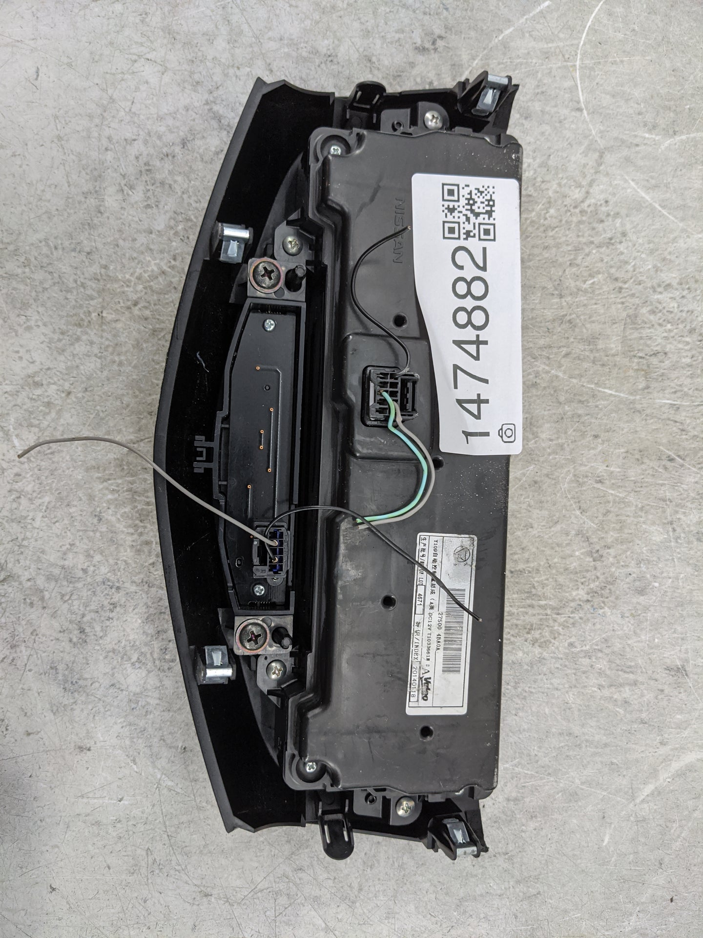 2014-2016 Nissan Rogue Climate Control Module Temperature AC/Heater Replacement P/N:275004BA0A T1033661 Fits Fits 2014 2015 