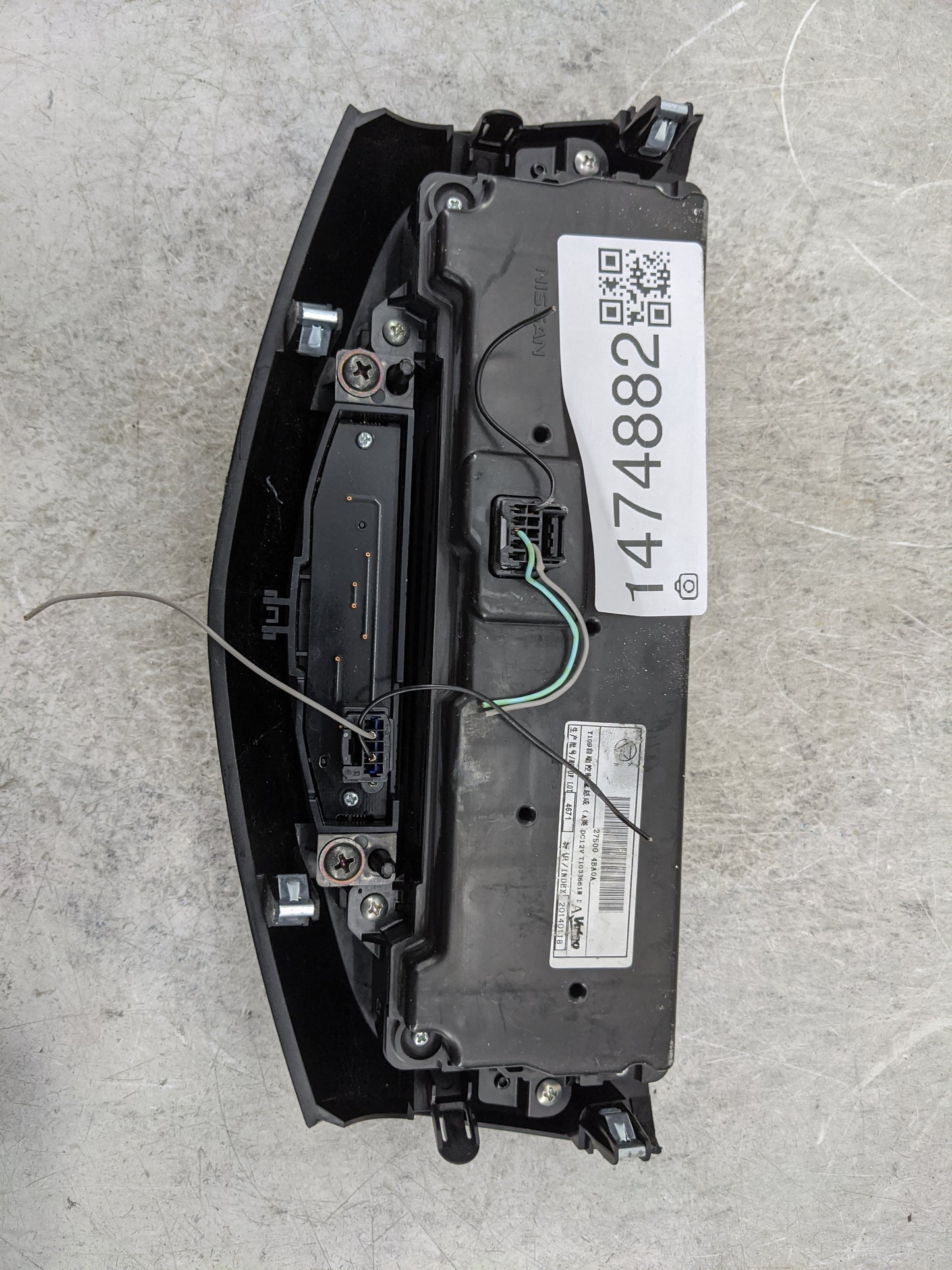 2014-2016 Nissan Rogue Climate Control Module Temperature AC/Heater Replacement P/N:275004BA0A T1033661 Fits Fits 2014 2015 