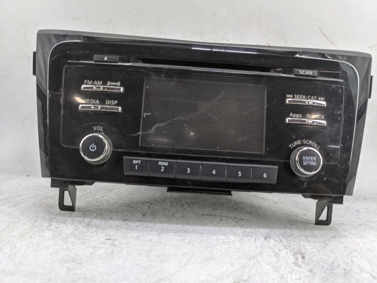 2015-2016 Nissan Rogue Radio AM FM Cd Player Receiver Replacement P/N:281859TB0A CQ-FN45E1GX Fits Fits 2015 2016 OEM Used Au