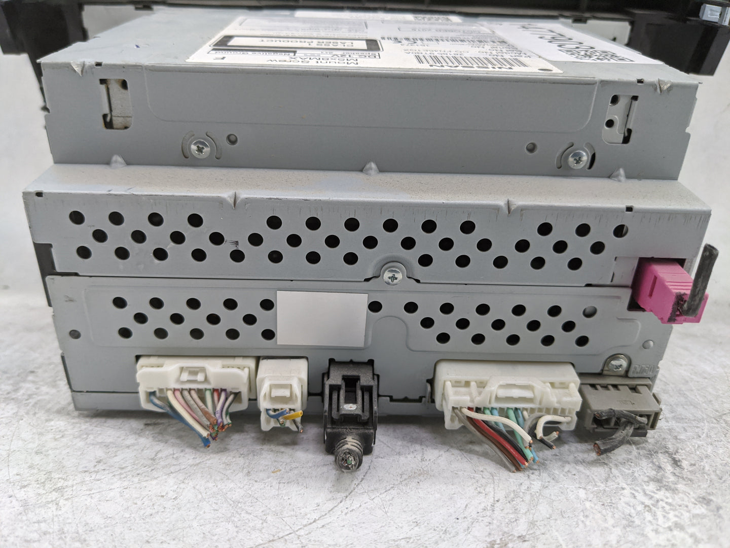 2015-2016 Nissan Rogue Radio AM FM Cd Player Receiver Replacement P/N:281859TB0A CQ-FN45E1GX Fits Fits 2015 2016 OEM Used Au