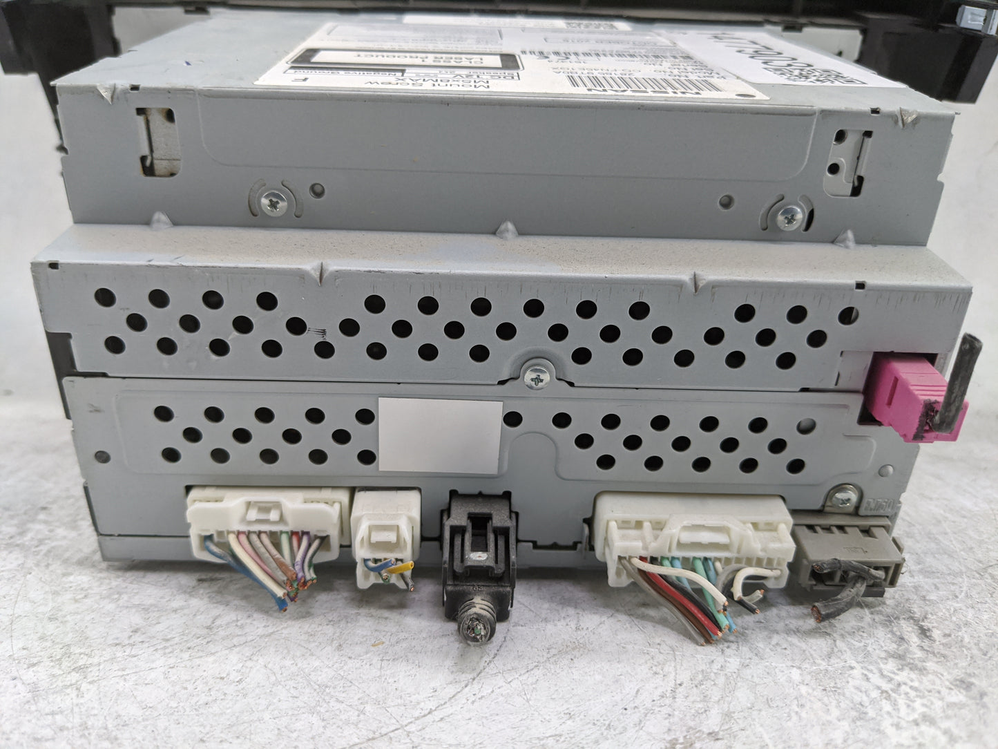 2015-2016 Nissan Rogue Radio AM FM Cd Player Receiver Replacement P/N:281859TB0A CQ-FN45E1GX Fits Fits 2015 2016 OEM Used Au