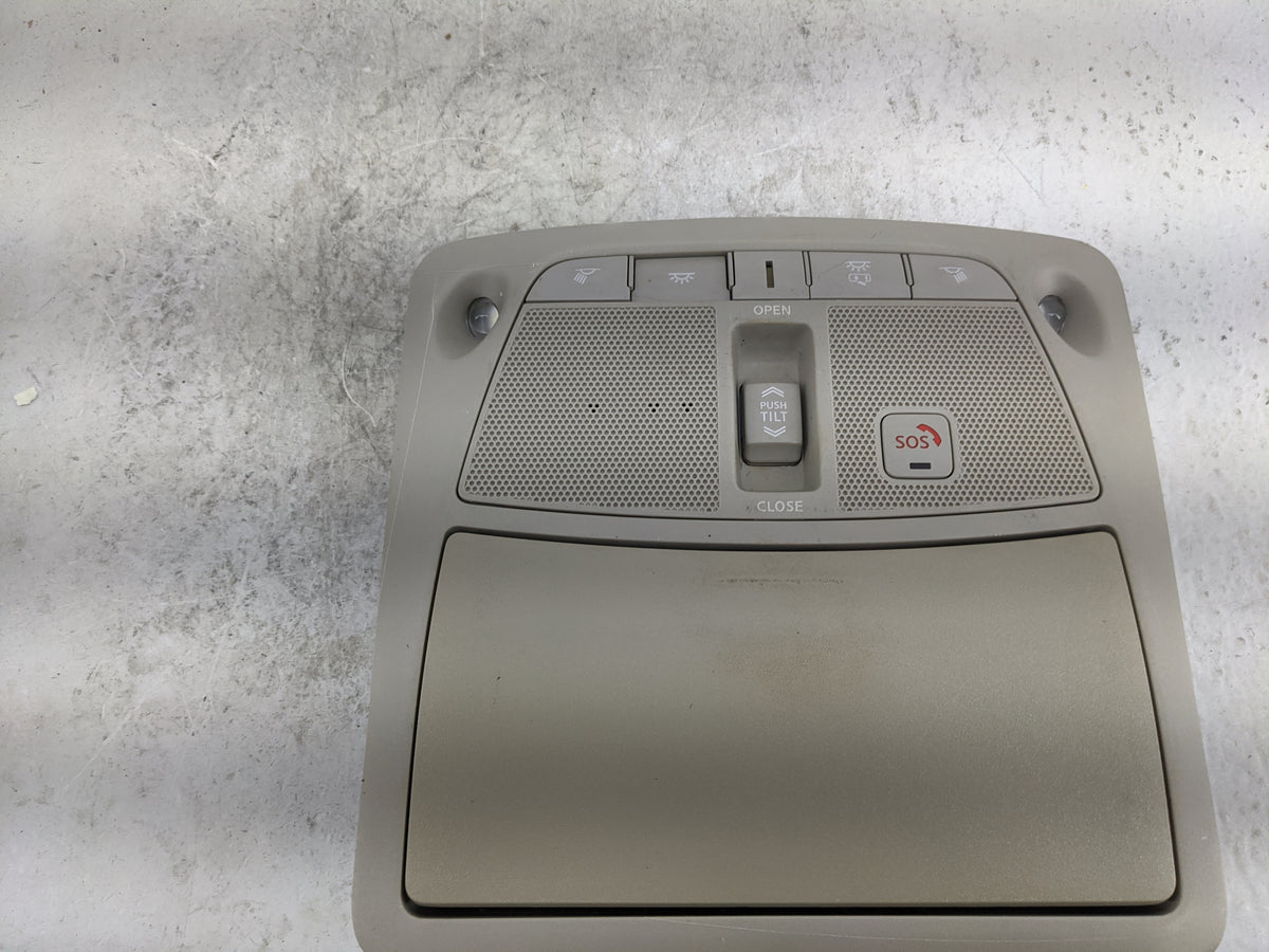 2016-2016 Nissan Rogue Overhead Console W/rear Climate Control Tan - Oemusedautoparts1.com