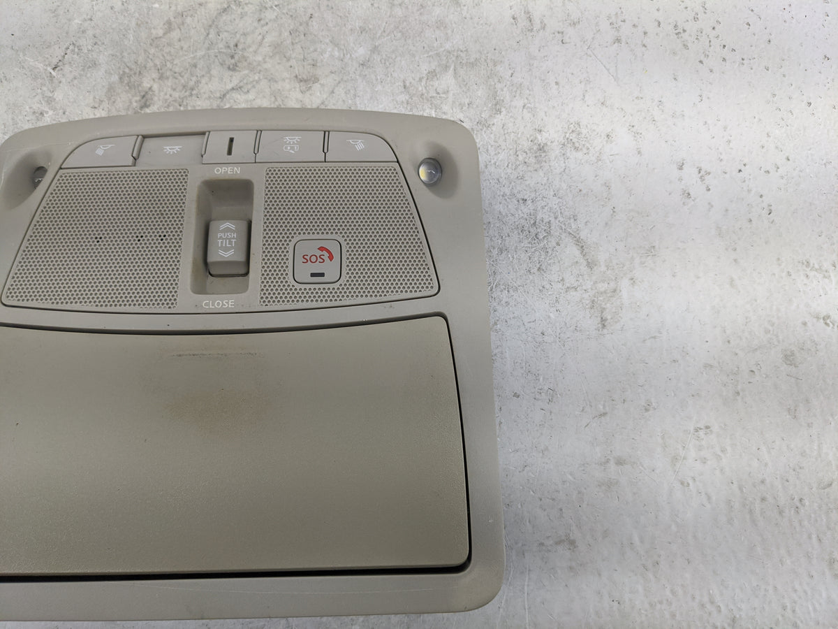 2016-2016 Nissan Rogue Overhead Console W/rear Climate Control Tan - Oemusedautoparts1.com