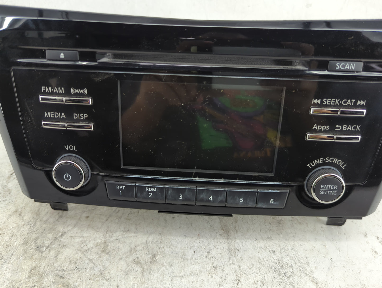 2015-2016 Nissan Rogue Radio AM FM Cd Player Receiver Replacement P/N:281859TB0A 88W6J3H3, DFLA51818405 Fits Fits 2015 2016 