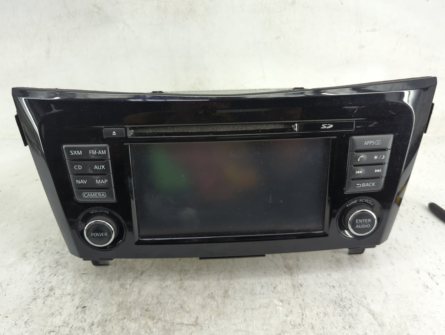 2015-2016 Nissan Rogue Radio AM FM Cd Player Receiver Replacement P/N:7612051332 259159TB0A, LCN2K70B10 Fits Fits 2015 2016 
