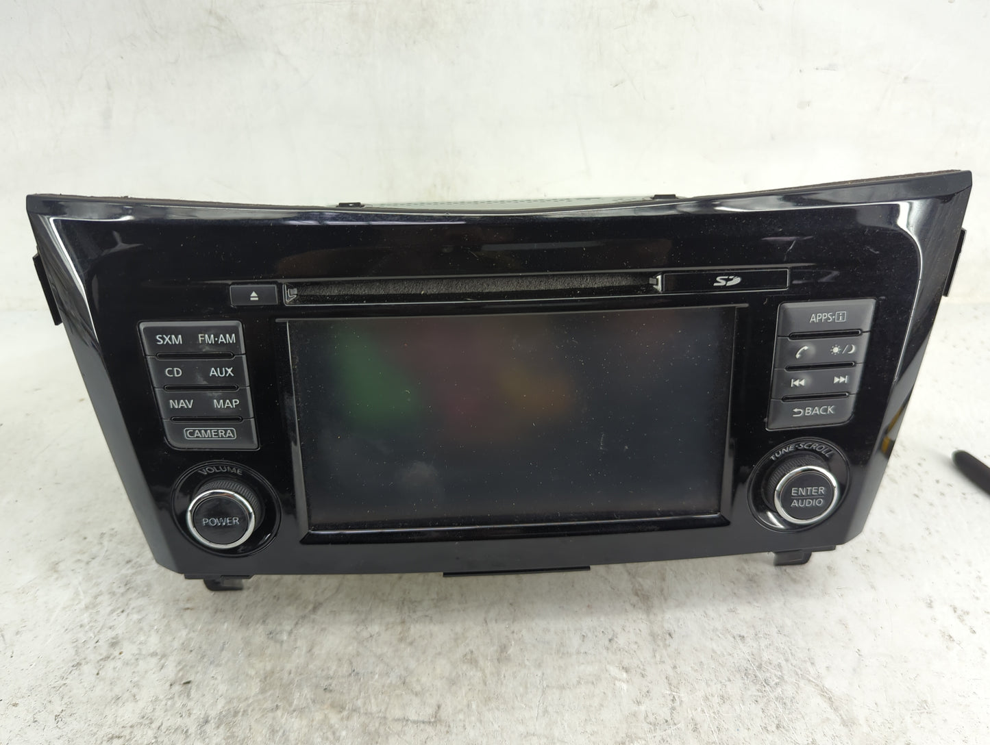 2015-2016 Nissan Rogue Radio AM FM Cd Player Receiver Replacement P/N:7612051332 259159TB0A, LCN2K70B10 Fits Fits 2015 2016 