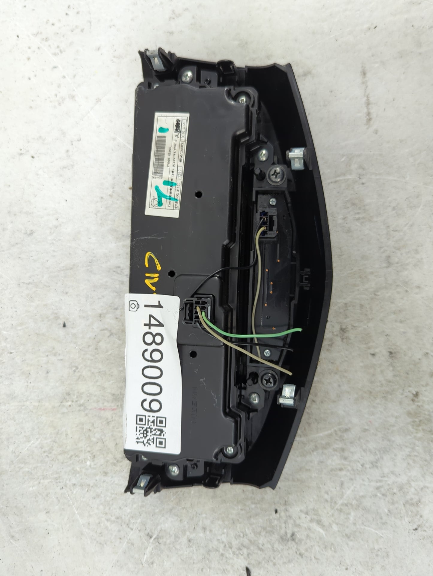 2014-2016 Nissan Rogue Climate Control Module Temperature AC/Heater Replacement P/N:27500 4BA0A X88T033C Fits Fits 2014 2015