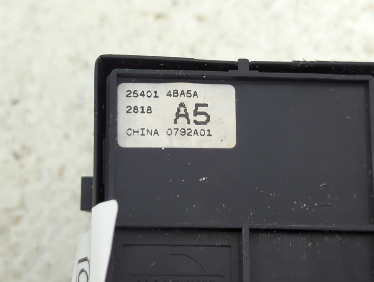 2014-2020 Nissan Rogue Master Power Window Switch Replacement Driver Side Left P/N:25401 4BA5A Fits OEM Used Auto Parts - Oe
