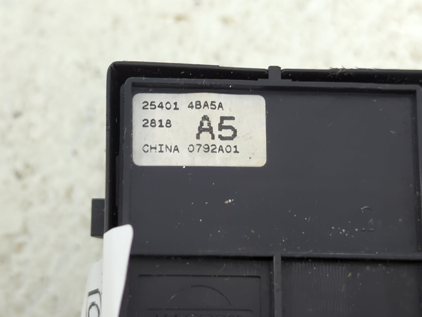 2014-2020 Nissan Rogue Master Power Window Switch Replacement Driver Side Left P/N:25401 4BA5A Fits OEM Used Auto Parts - Oe