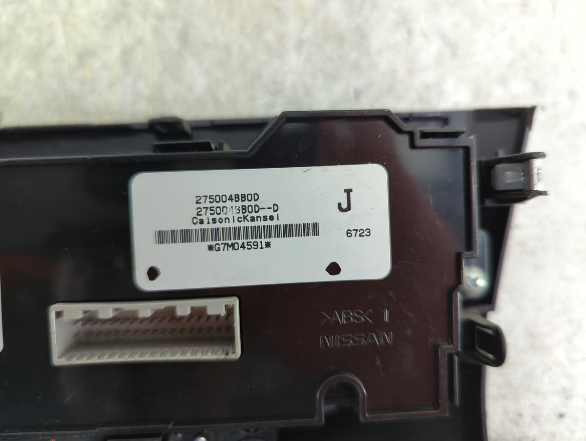 2011-2015 Nissan Rogue Climate Control Module Temperature AC/Heater Replacement P/N:275004BB0D Fits Fits 2011 2012 2013 2014