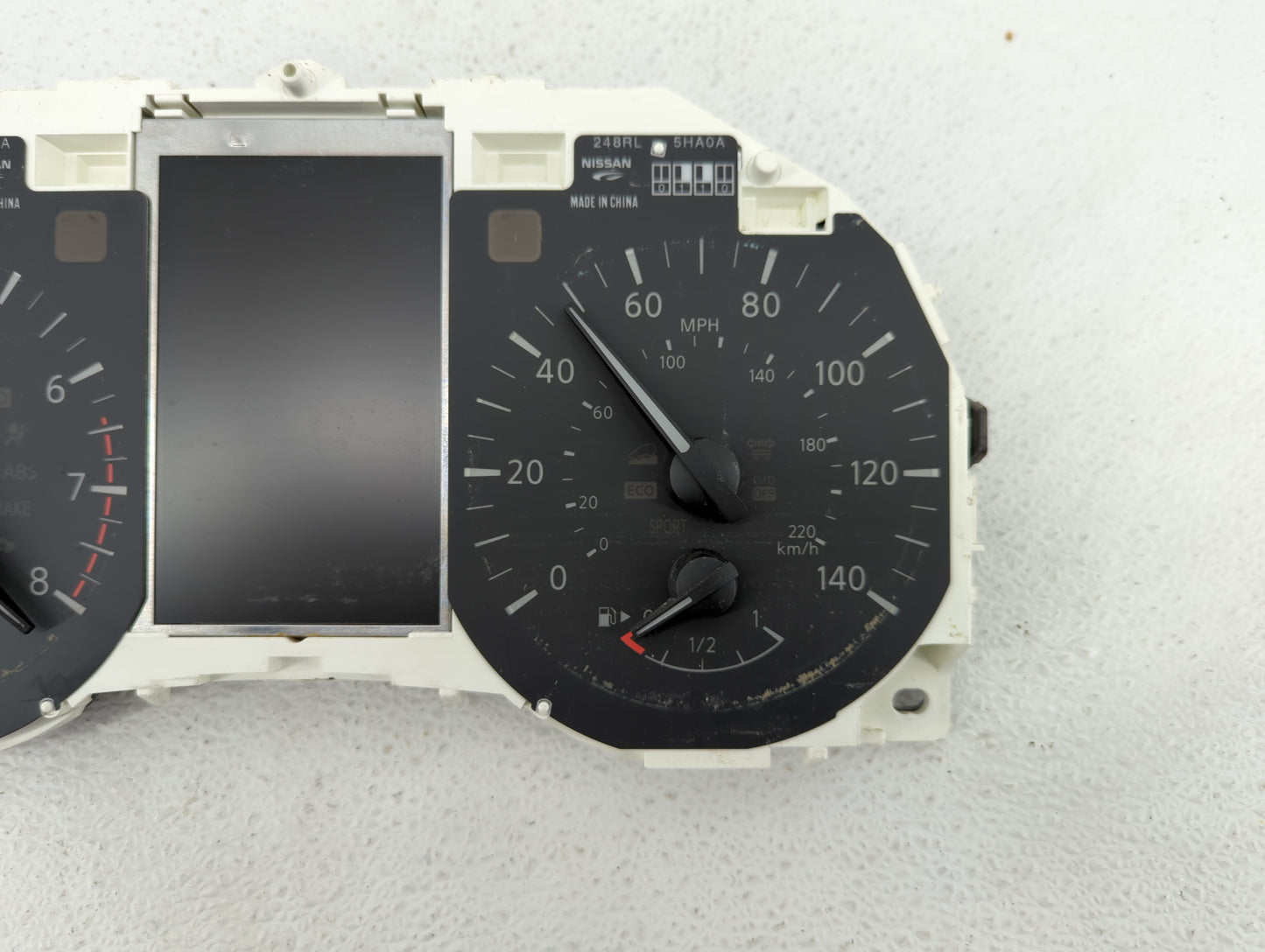 2016 Nissan Rogue Instrument Cluster Speedometer Gauges P/N:5HA8A/NWUR 248105HA3A, 5HA8A, 5HA8A/V12Q, 5HA8A/JTF8, A4 6FK6A F