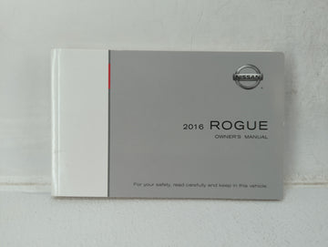 2016 Nissan Rogue Owners Manual Book Guide OEM Used Auto Parts