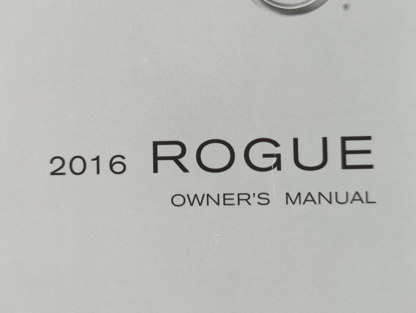 2016 Nissan Rogue Owners Manual Book Guide OEM Used Auto Parts - Oemusedautoparts1.com