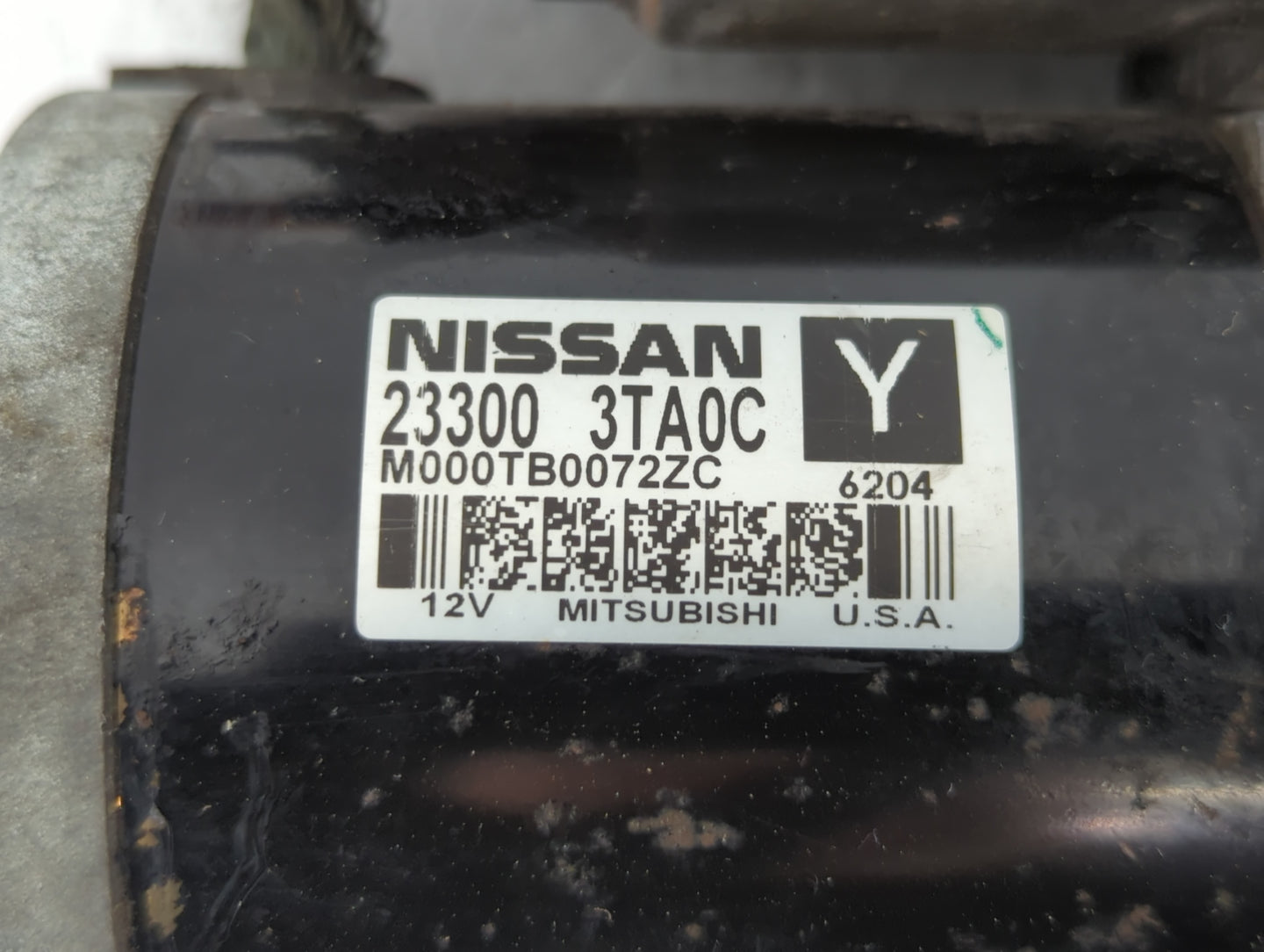 2015-2020 Nissan Rogue Car Starter Motor Solenoid OEM P/N:M000TB0072 23300 3TA0C Fits Fits 2015 2016 2017 2018 2019 2020 OEM