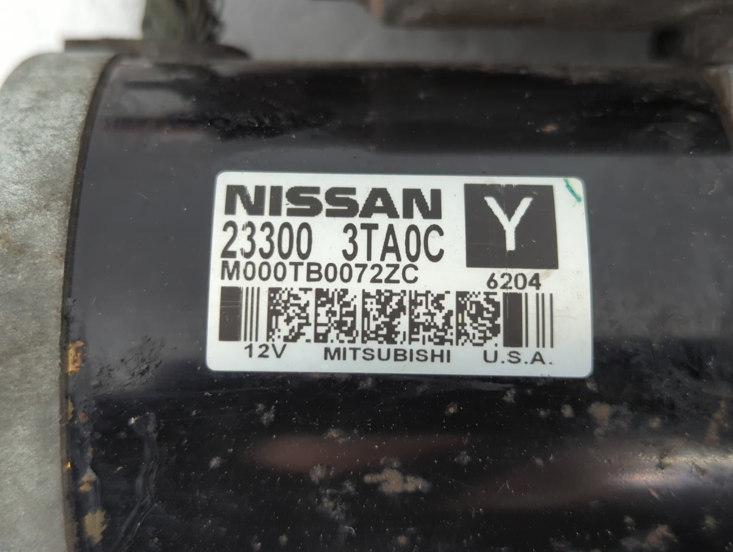 2015-2020 Nissan Rogue Car Starter Motor Solenoid OEM P/N:M000TB0072 23300 3TA0C Fits Fits 2015 2016 2017 2018 2019 2020 OEM