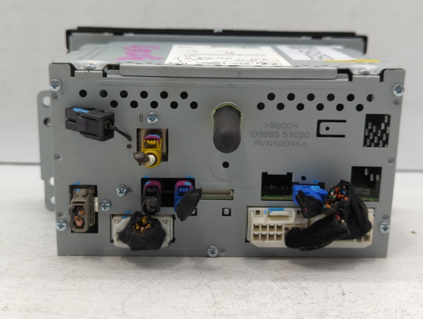 2015-2016 Nissan Rogue Radio AM FM Cd Player Receiver Replacement P/N:96560-D5400WK Fits Fits 2015 2016 OEM Used Auto Parts 
